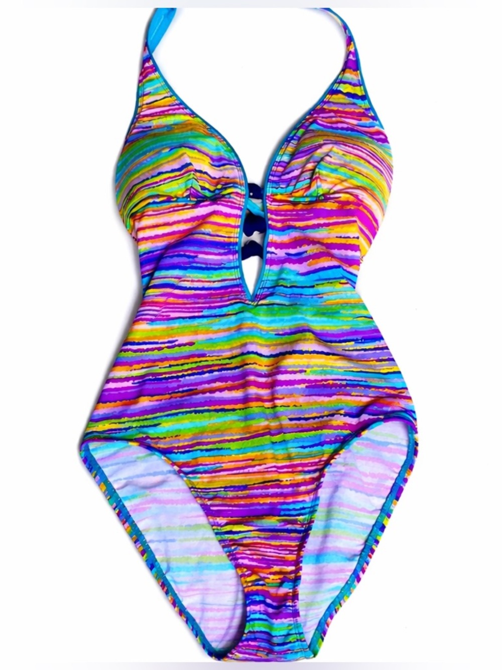 Allen B Swimsuit One Piece Bathing Suit